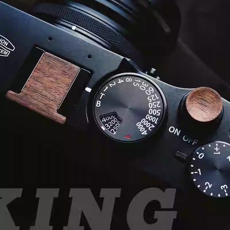 Fujifilm Camera X-T30 Ii - 카메라 나무 셔터 릴리스 나무 단추