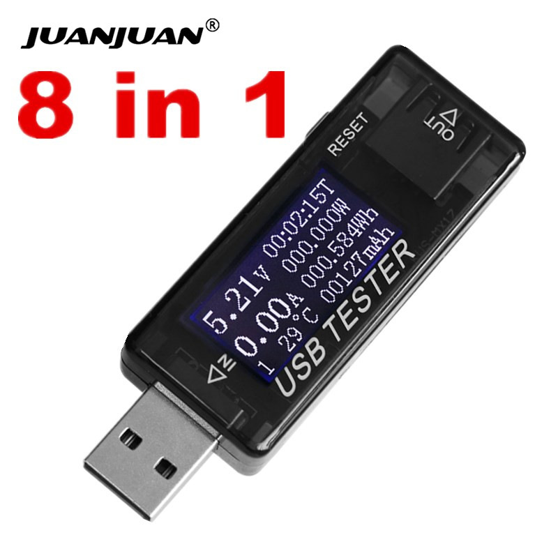 Usb Ammeter Tester - 8 in1 QC2.0 3.0 4-30v 전력