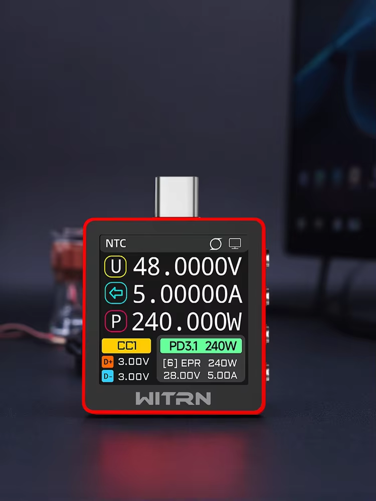 Usb Ammeter Tester - 새로운 레드 버전 WITRN K2 INA237