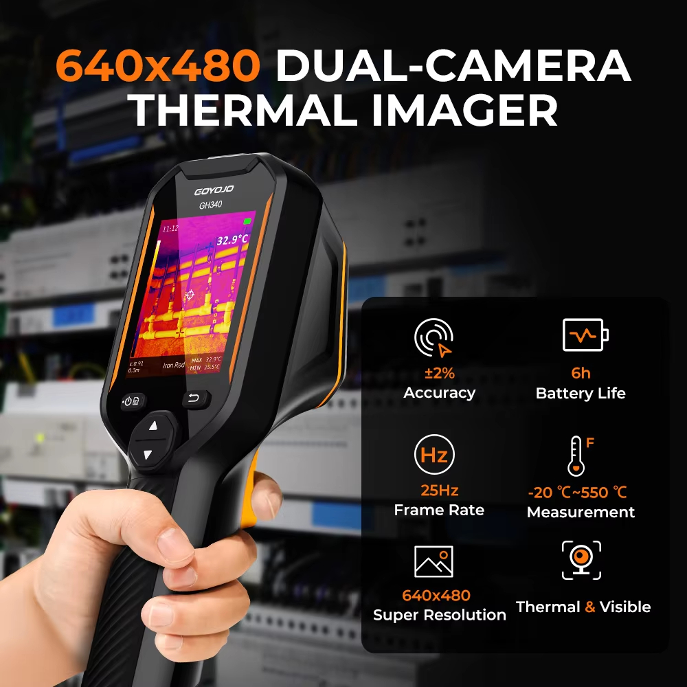 GOYOJO GH340 슈퍼 IR 640x480 열화상 - Electronics Repair Images 리뷰 및 가격
