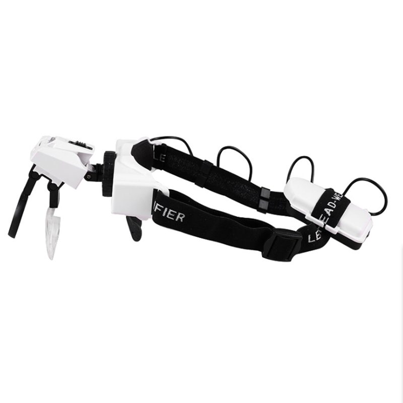 LED 조명이 있는 조명 헤드밴드 확대경, 보석 확대경 - Electronics Repair Glasses 리뷰 및 가격