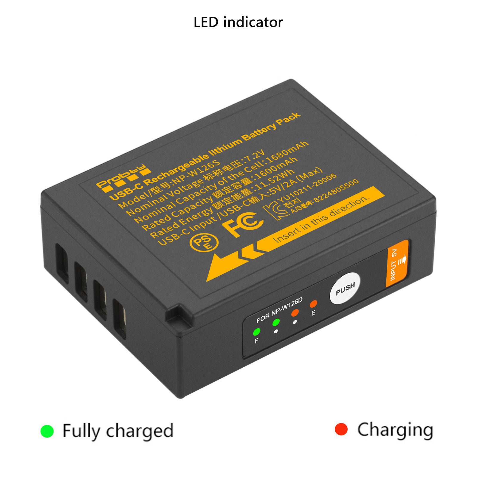 Probty NP-W126S 1680mAh USB-C  - Fujifilm Camera X-T30 Ii 리뷰 및 가격