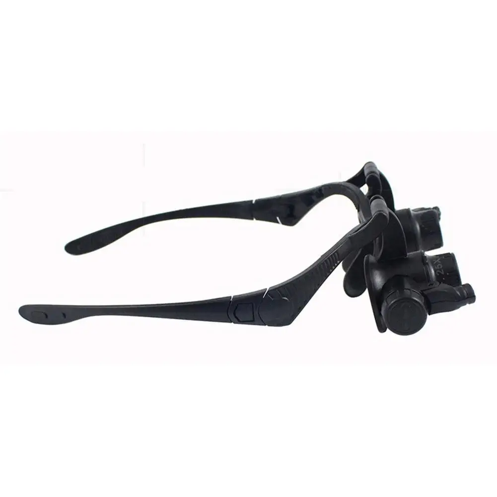 새로운 머리띠 LED 라이트 안경 돋보기 10X 15X - Electronics Repair Glasses 리뷰 및 가격