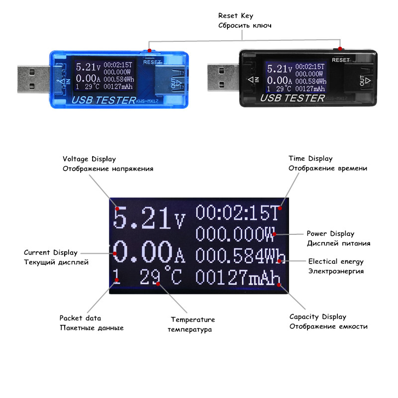 8 in1 QC2.0 3.0 4-30v 전력 USB 용 - Usb Ammeter Tester 리뷰 및 가격