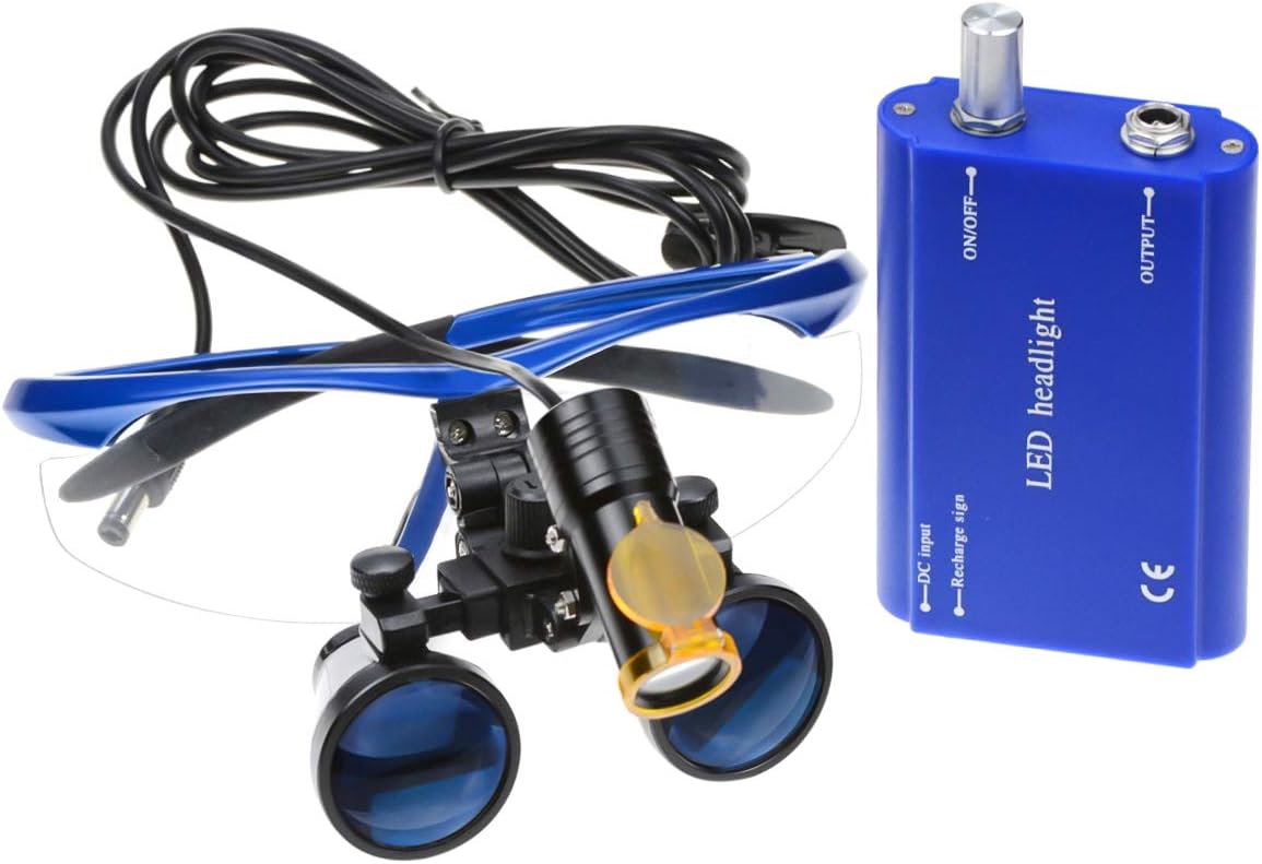 고출력 2.5X 3.5X 확대경 5W LED 헤드라이트 - Electronics Repair Glasses 리뷰 및 가격